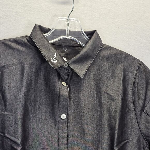 Chef Works Urban Collection Womens Black Shirt (SHC03W-BLK-M) SIZE M - Picture 2 of 13